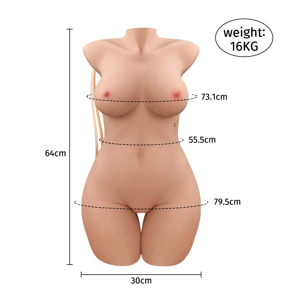 39.27LB Realistic Sex Doll with Suction & Vibration