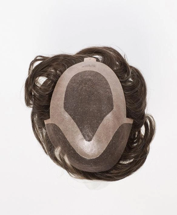 402 Mens System H by WIGPRO: Mono-Top Human Hair Topper