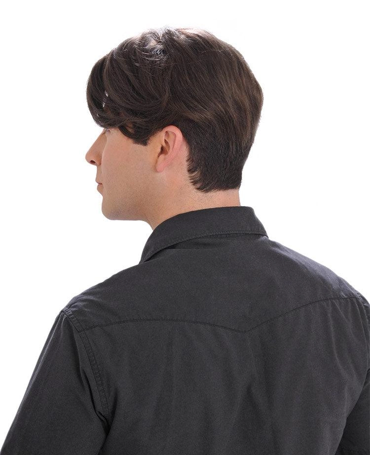 402 Mens System H by WIGPRO: Mono-Top Human Hair Topper