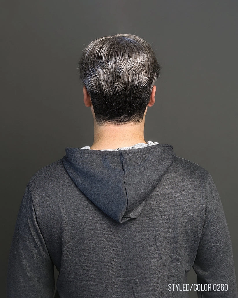 403 Mens System H by WIGPRO: Mono-top Human Hair