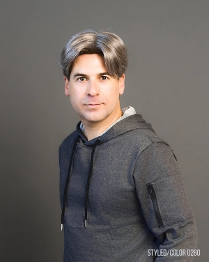 403 Mens System H by WIGPRO: Mono-top Human Hair