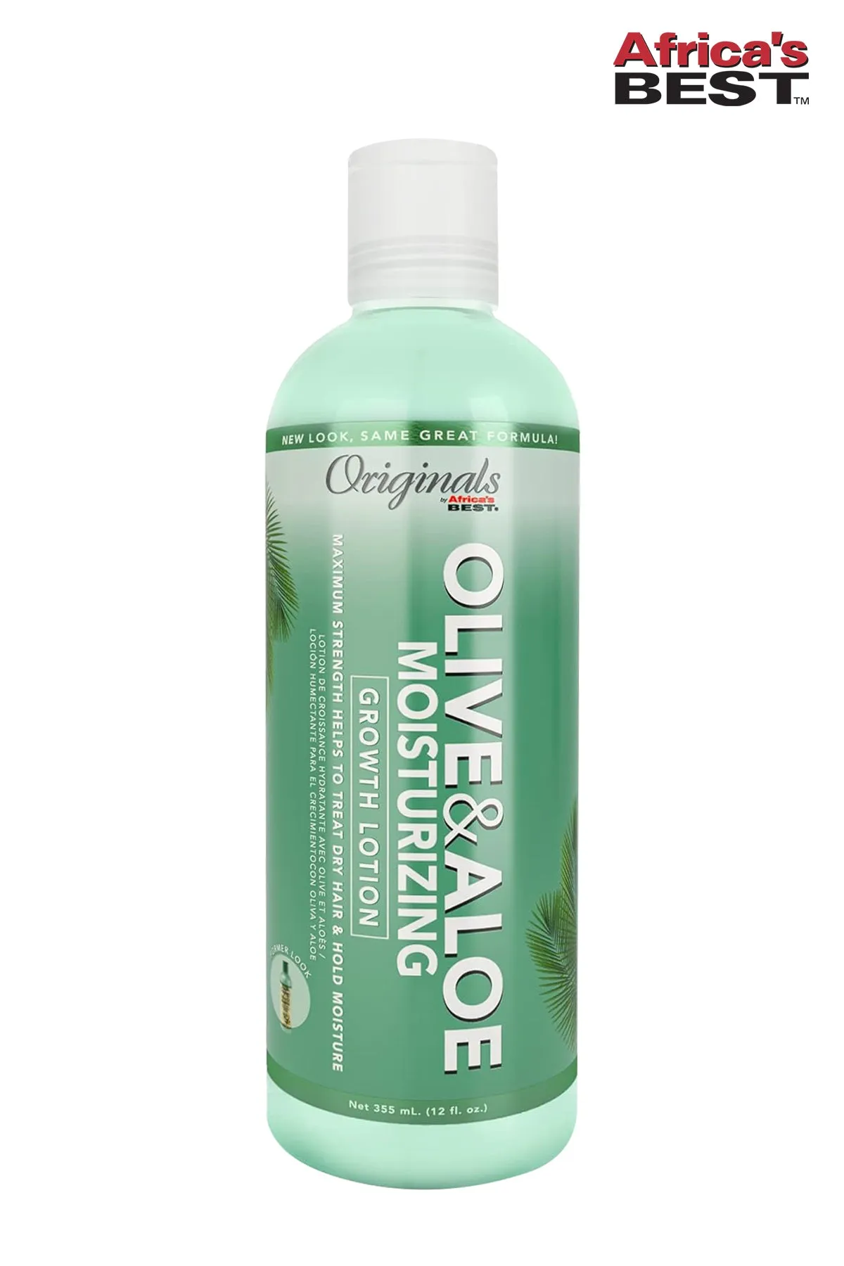 AFRICAS BEST OLIVE OIL MOISTURIZING GROWTH LOTION 12oz