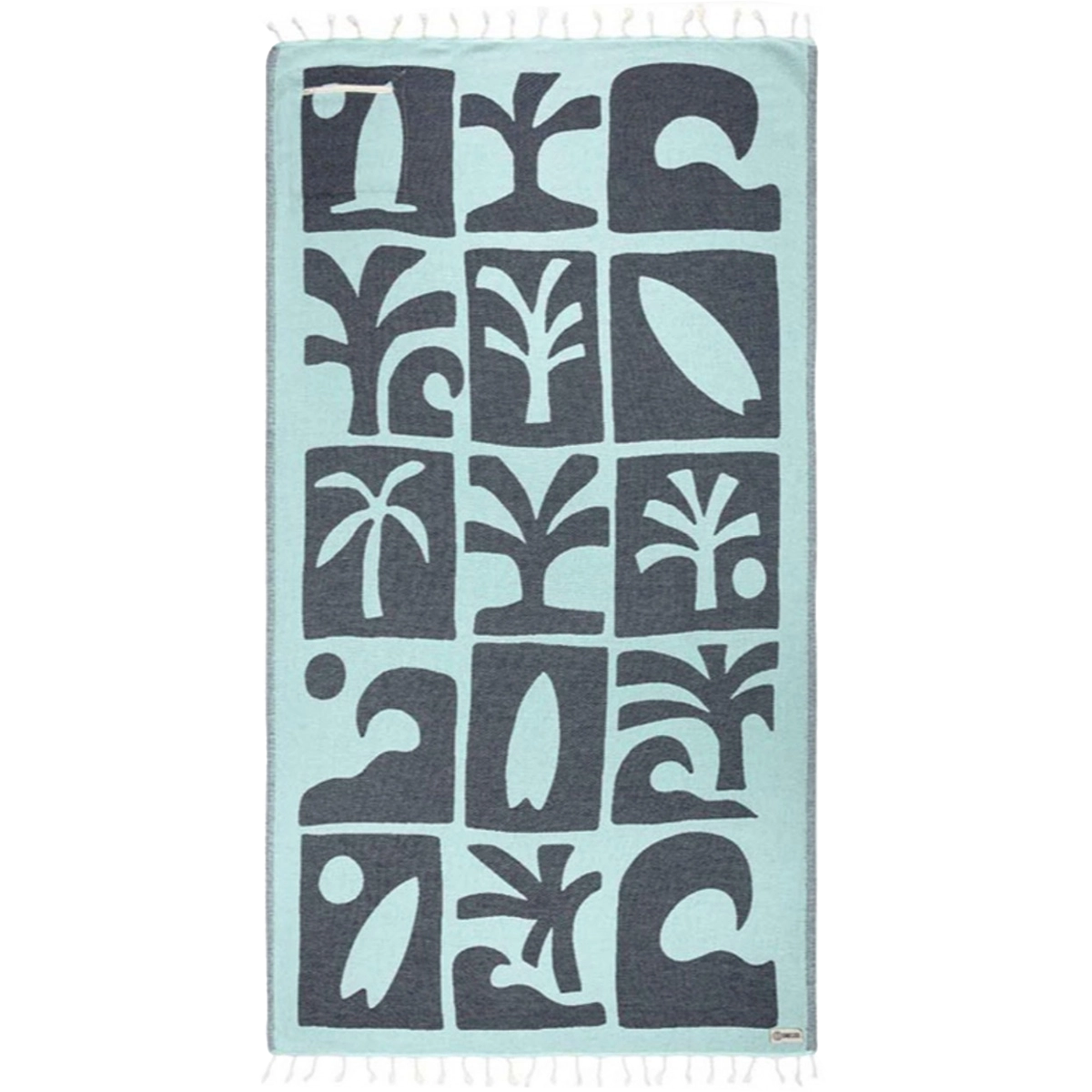 Beach Towel with Zipper Pocket