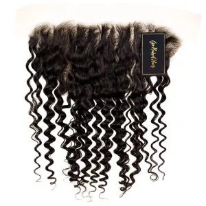 Brazilian Curly 13x6 HD Lace Human Hair Frontal