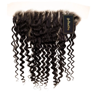 Brazilian Curly 13x6 HD Lace Human Hair Frontal
