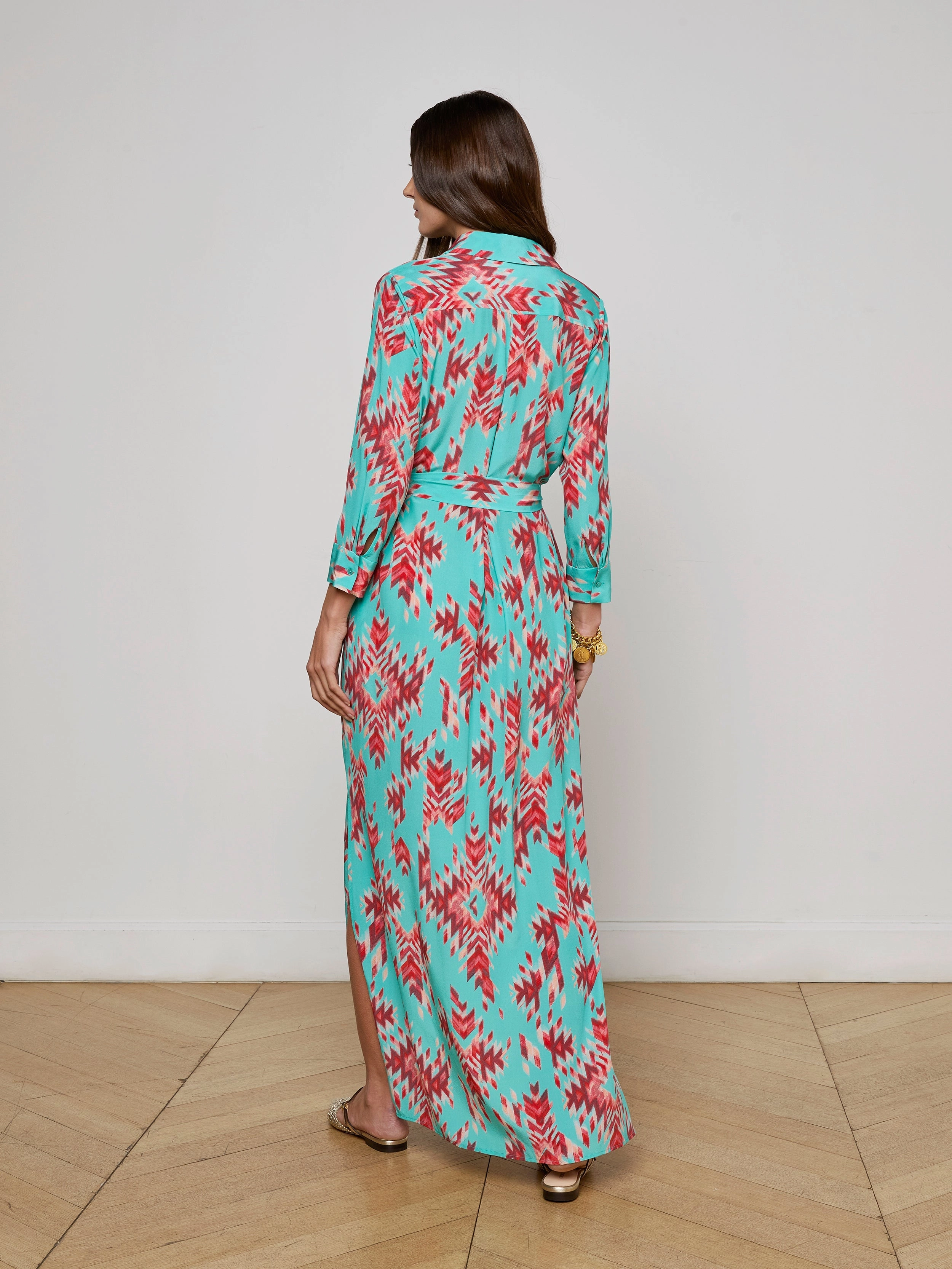 Cameron Silk Shirt Dress