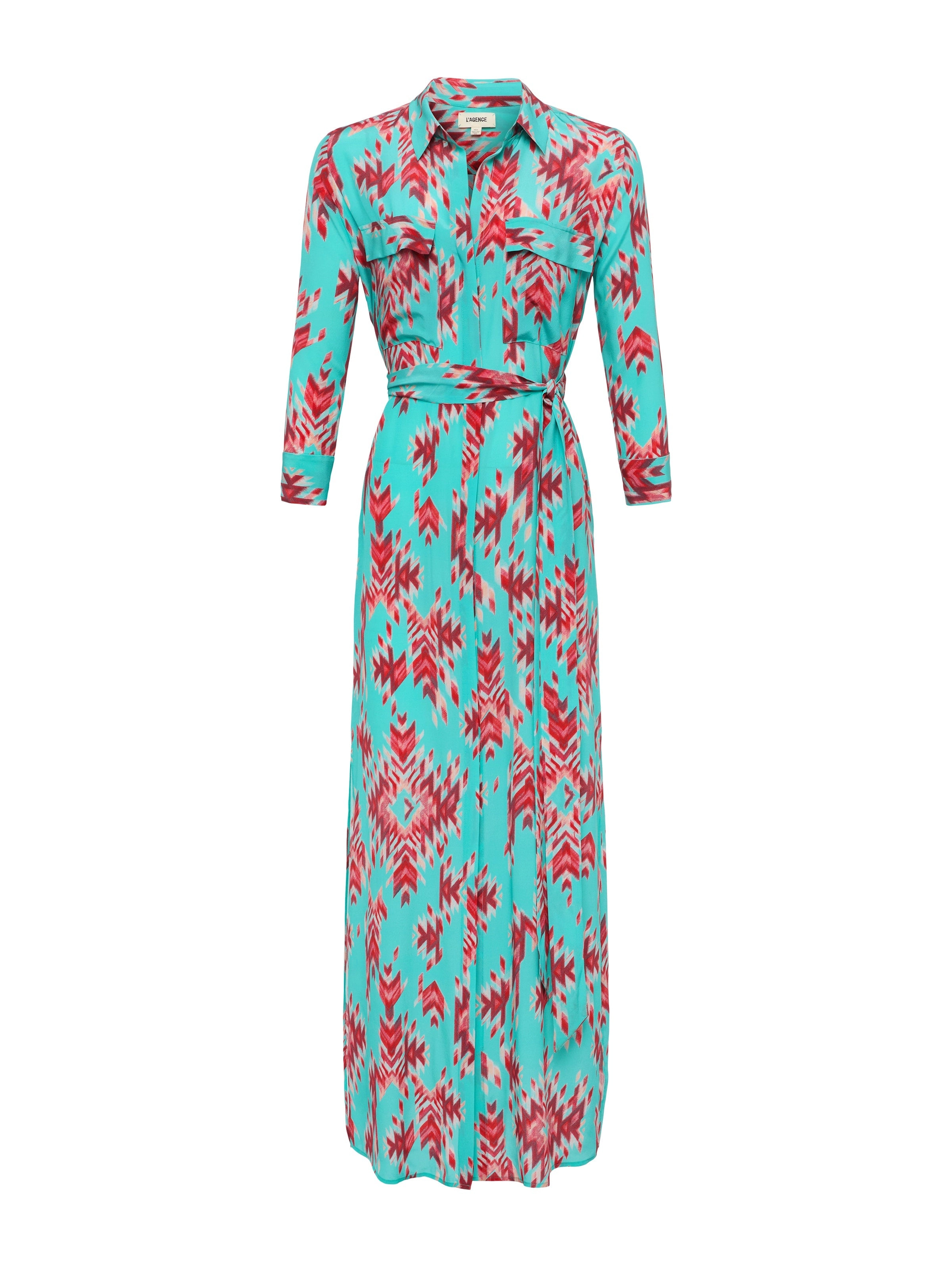 Cameron Silk Shirt Dress