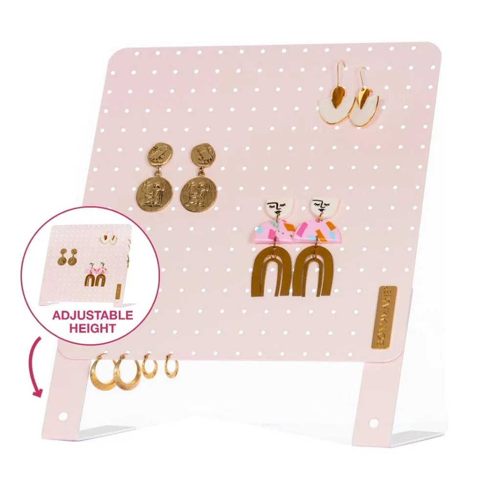 Classic Earring Holder -- Blush - Up to 120 Pairs