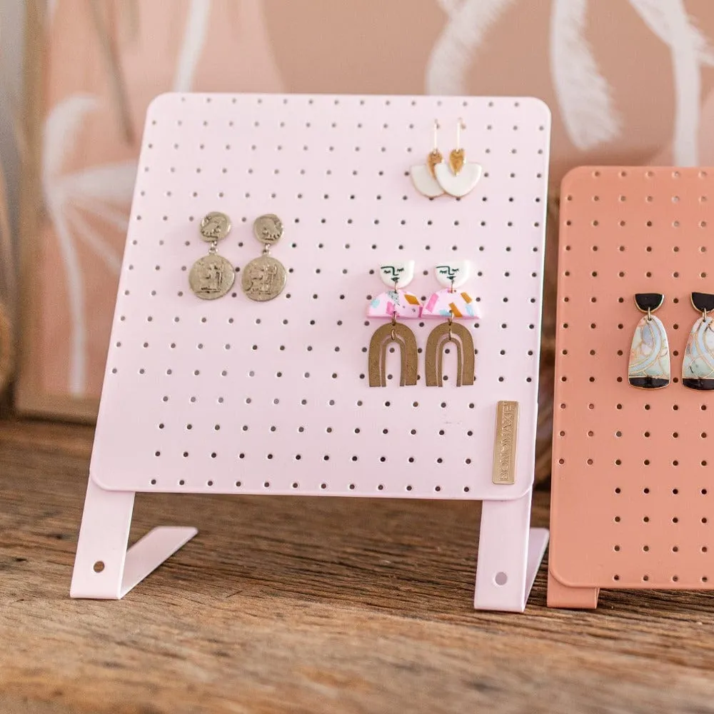 Classic Earring Holder -- Blush - Up to 120 Pairs