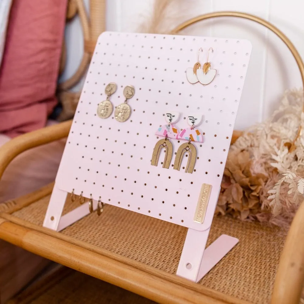 Classic Earring Holder -- Blush - Up to 120 Pairs