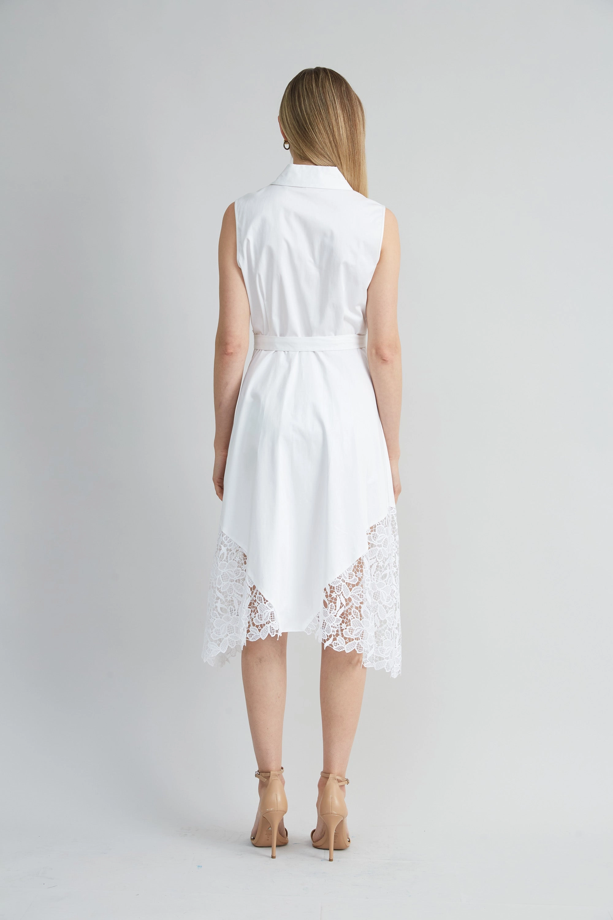 Cotton Lace Hem Dress