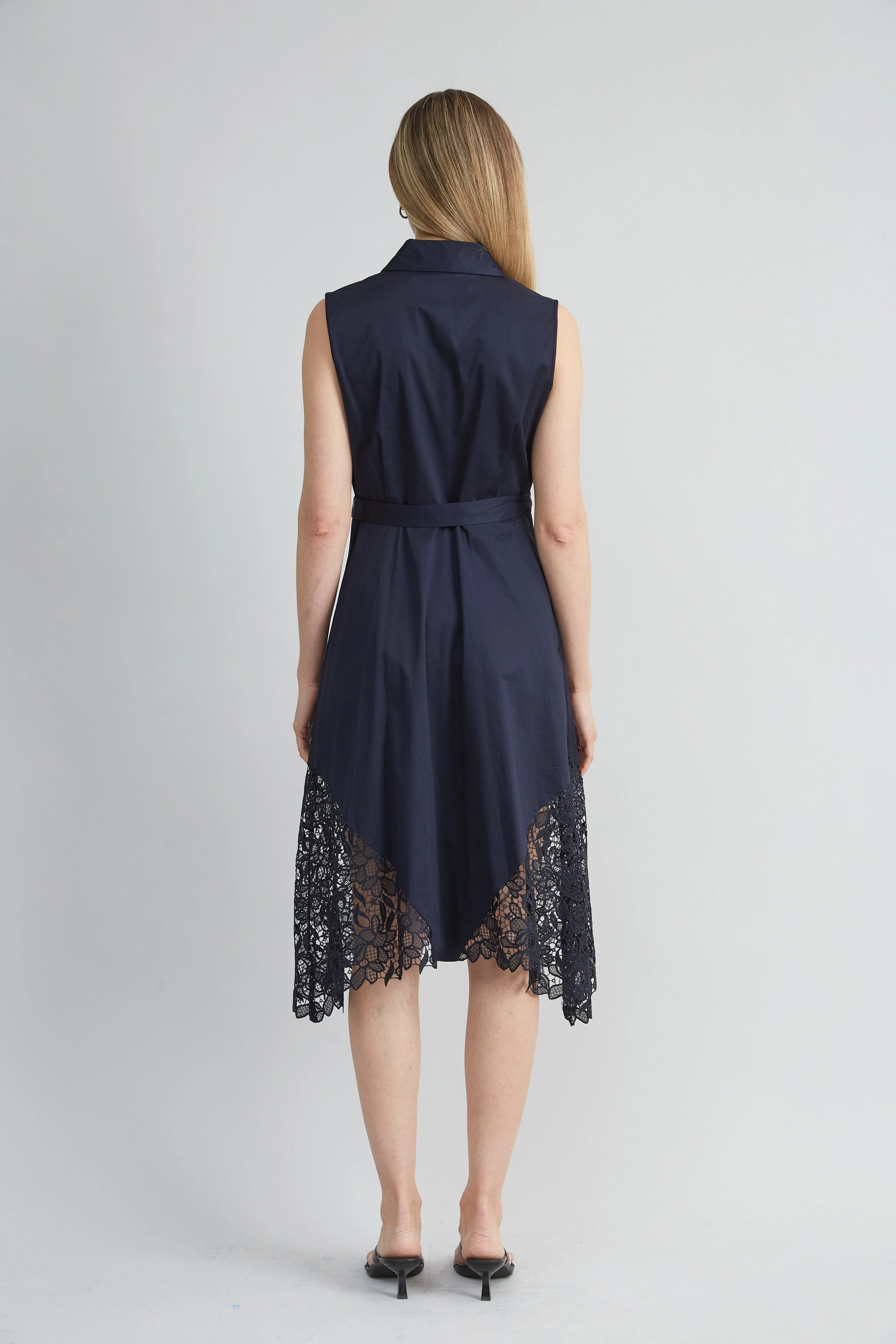 Cotton Lace Hem Dress