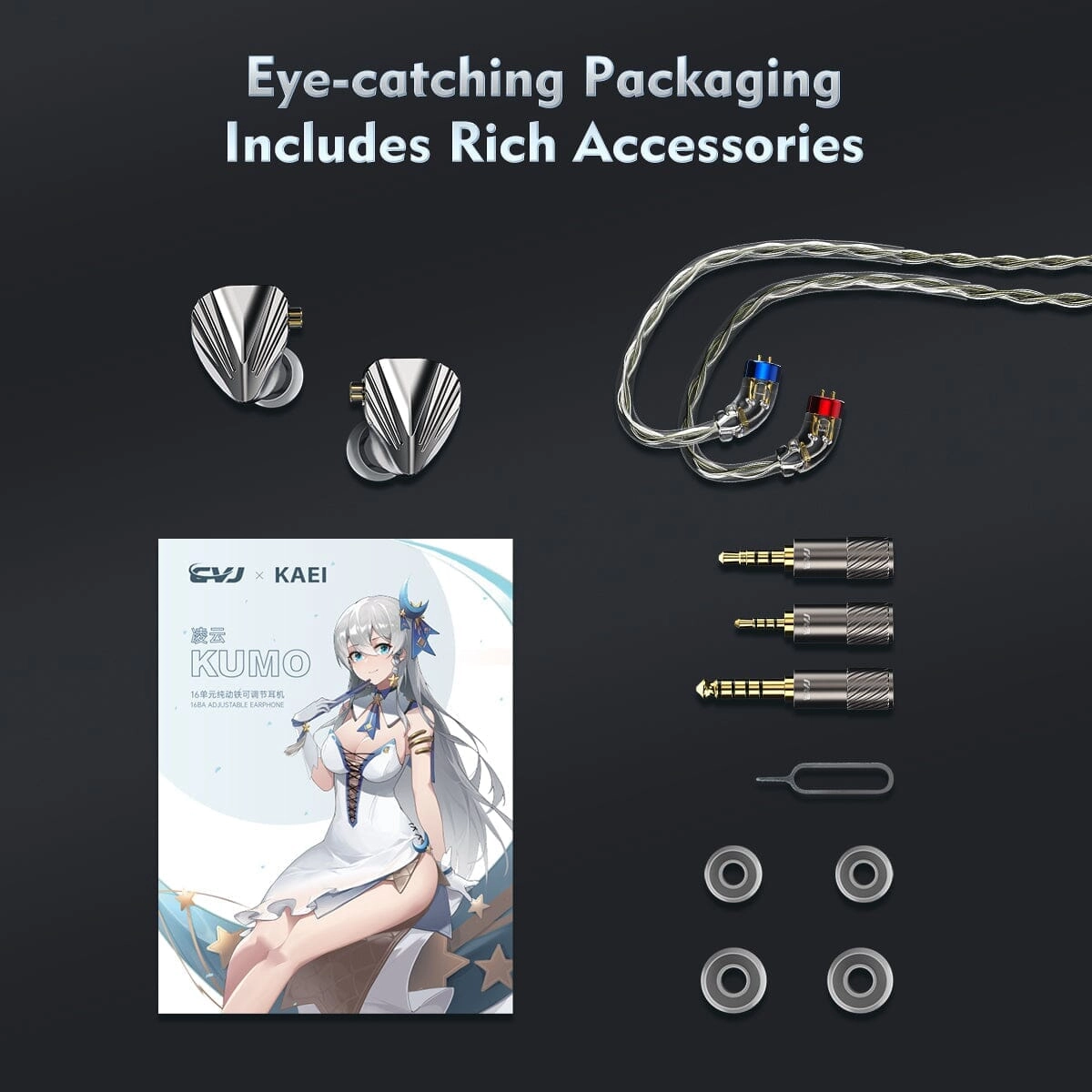 CVJ Kumo 8BA In-Ear Monitors Earphone