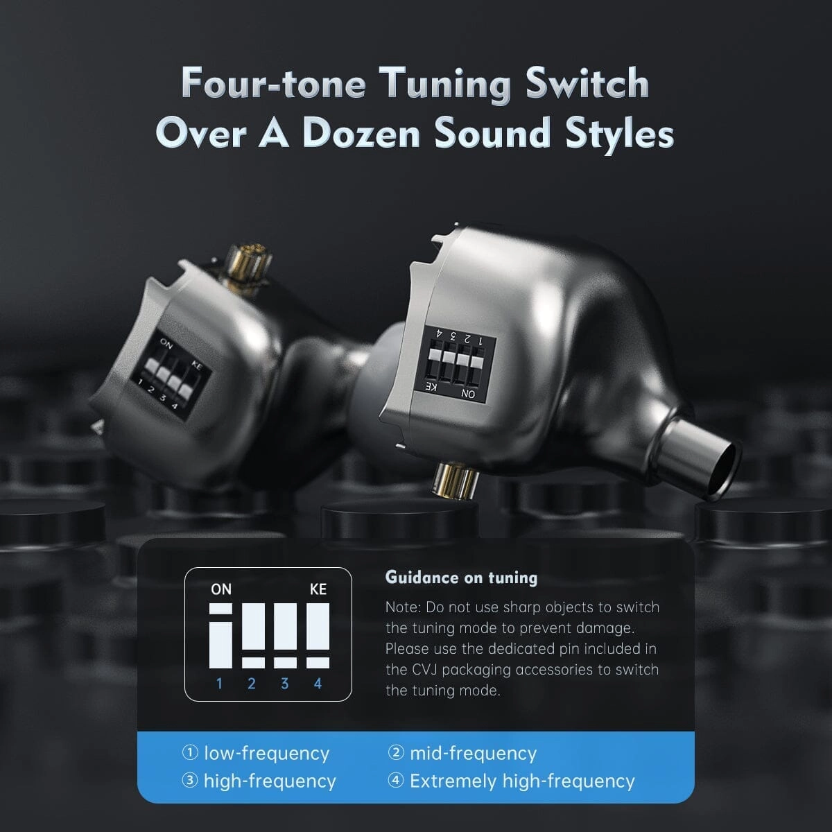 CVJ Kumo 8BA In-Ear Monitors Earphone