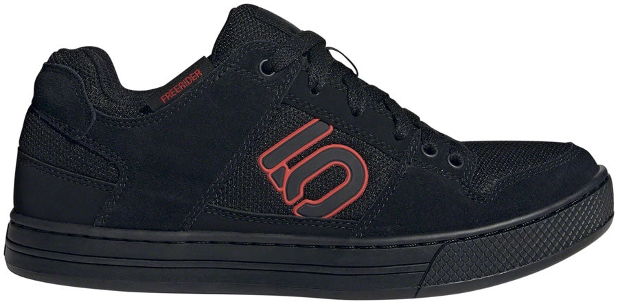 Five Ten Freerider Flat Shoes - Mens Core Black/Red/Gray Five 9