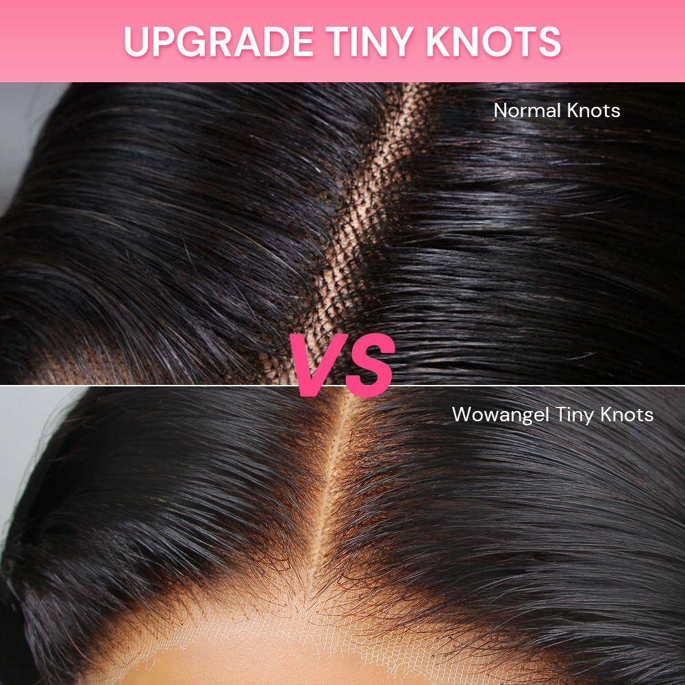 FLASH SALE | 20 Inches Body Wave Dark Brown 5X5 Wear&Go Transparent Lace Wig With Bang