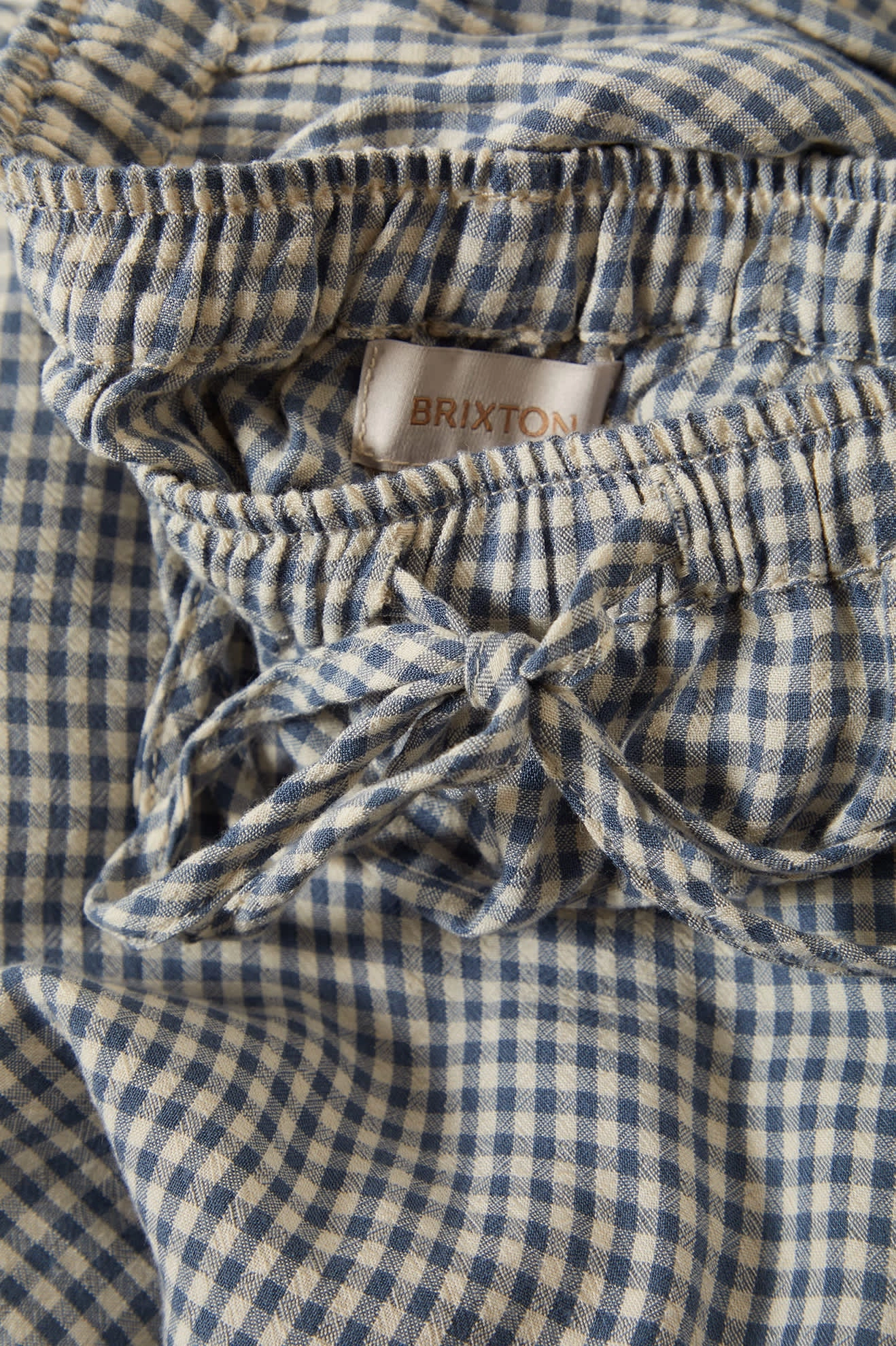 Hudson Lounge Pant - Azure Blue Gingham
