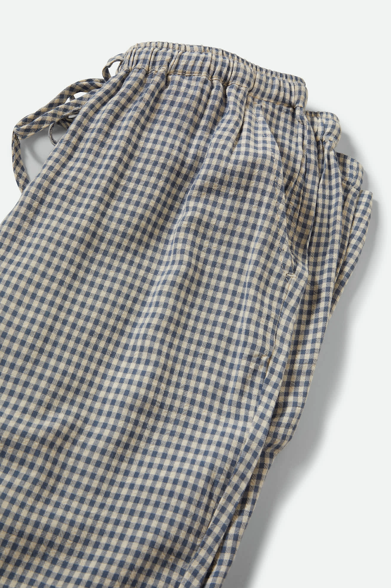 Hudson Lounge Pant - Azure Blue Gingham