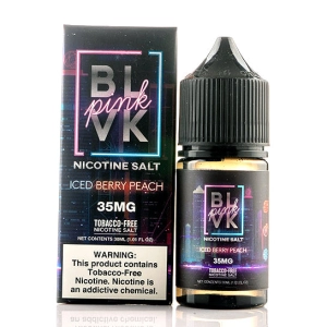 Iced Berry Peach Salt - BLVK E-Juice