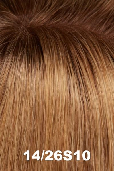 Jon Renau Toppers - EasiPart French 12" (#740) - Remy Human Hair