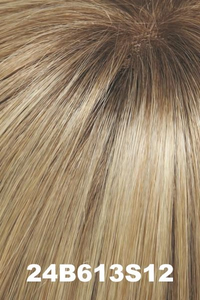 Jon Renau Toppers - EasiPart French 12" (#740) - Remy Human Hair