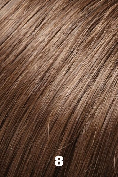 Jon Renau Toppers - EasiPart French 12" (#740) - Remy Human Hair