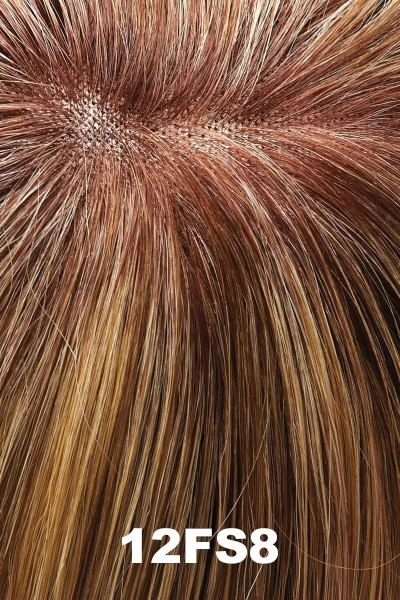 Jon Renau Toppers - EasiPart French 12" (#740) - Remy Human Hair