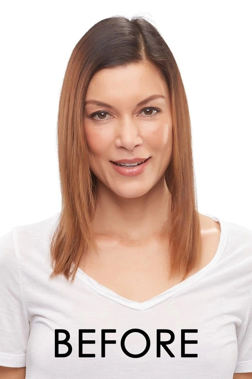 Jon Renau Toppers - EasiPart French 12" (#740) - Remy Human Hair