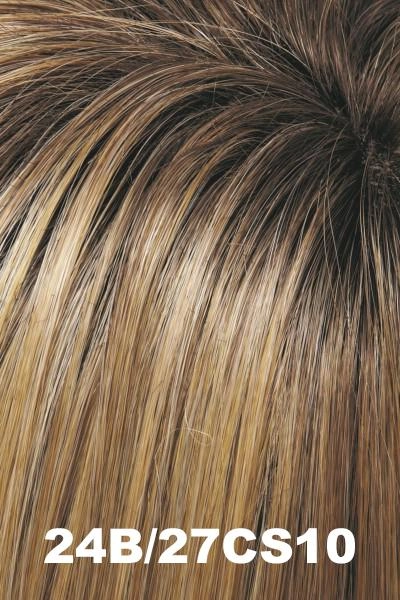 Jon Renau Toppers - EasiPart French 12" (#740) - Remy Human Hair