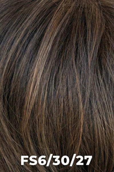 Jon Renau Toppers - EasiPart French 12" (#740) - Remy Human Hair