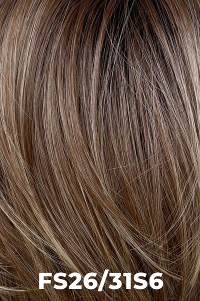 Jon Renau Toppers - EasiPart French 12" (#740) - Remy Human Hair