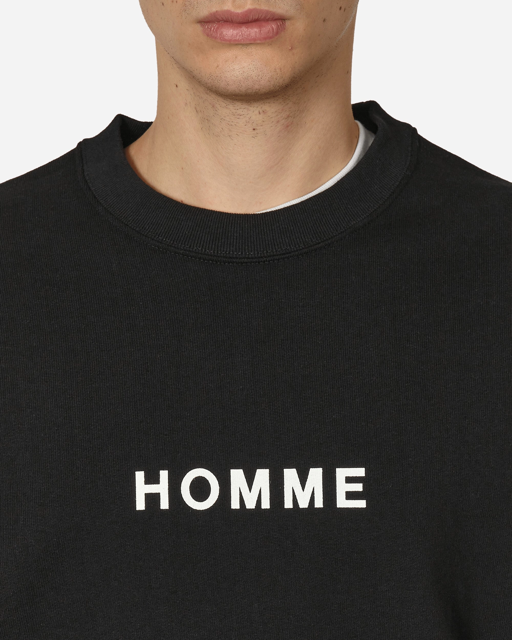 Logo Crewneck Sweatshirt Black