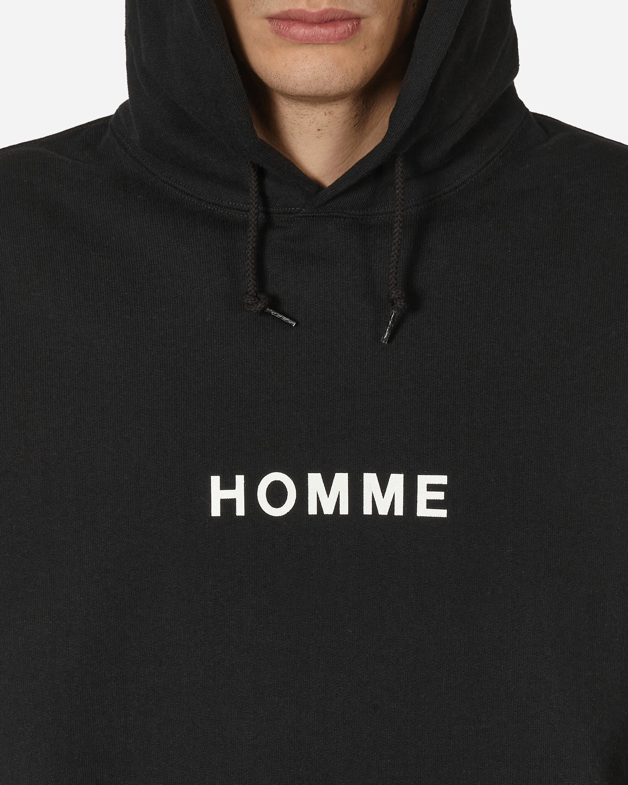 Logo Hooded Sweatshirt Black