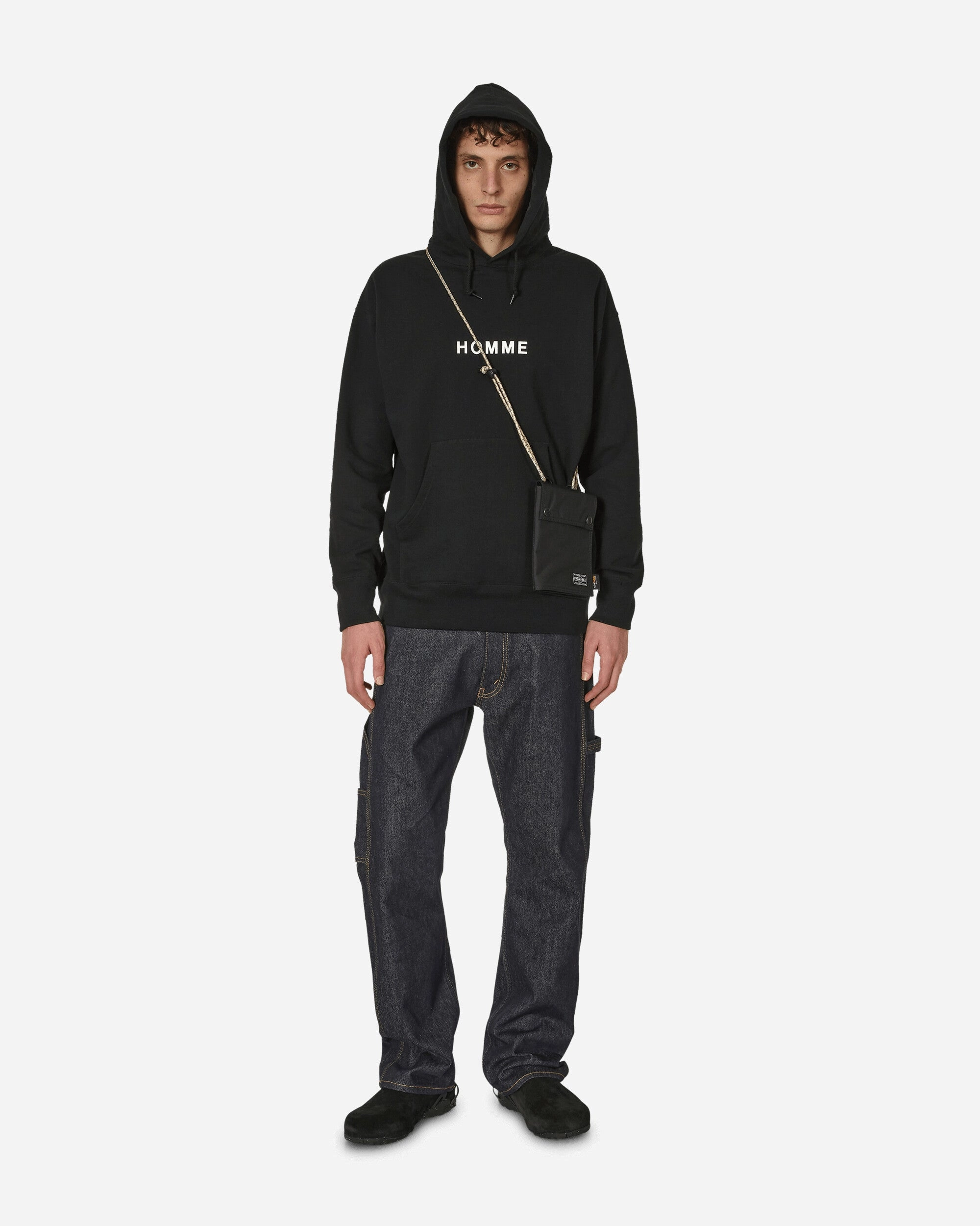 Logo Hooded Sweatshirt Black