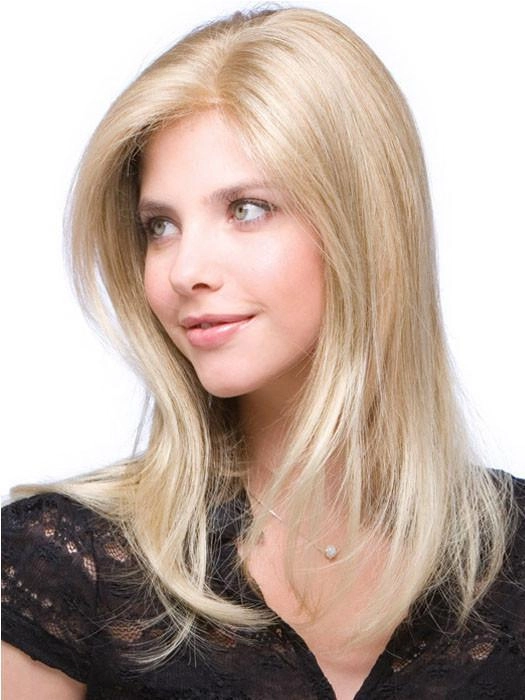 Long Top Piece Mono Wig by Amore | Synthetic Hair Fiber - Monofilament Base