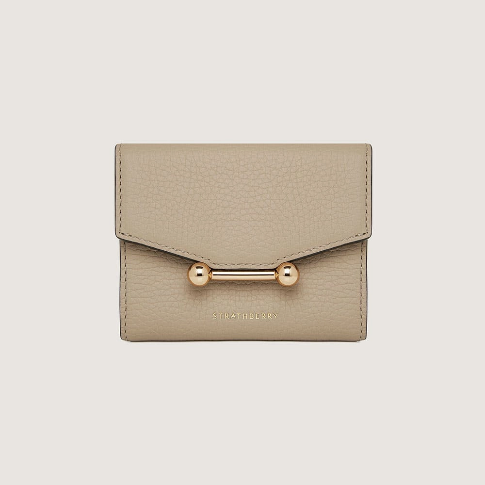 Mosaic Trifold Wallet - Oat/Mushroom