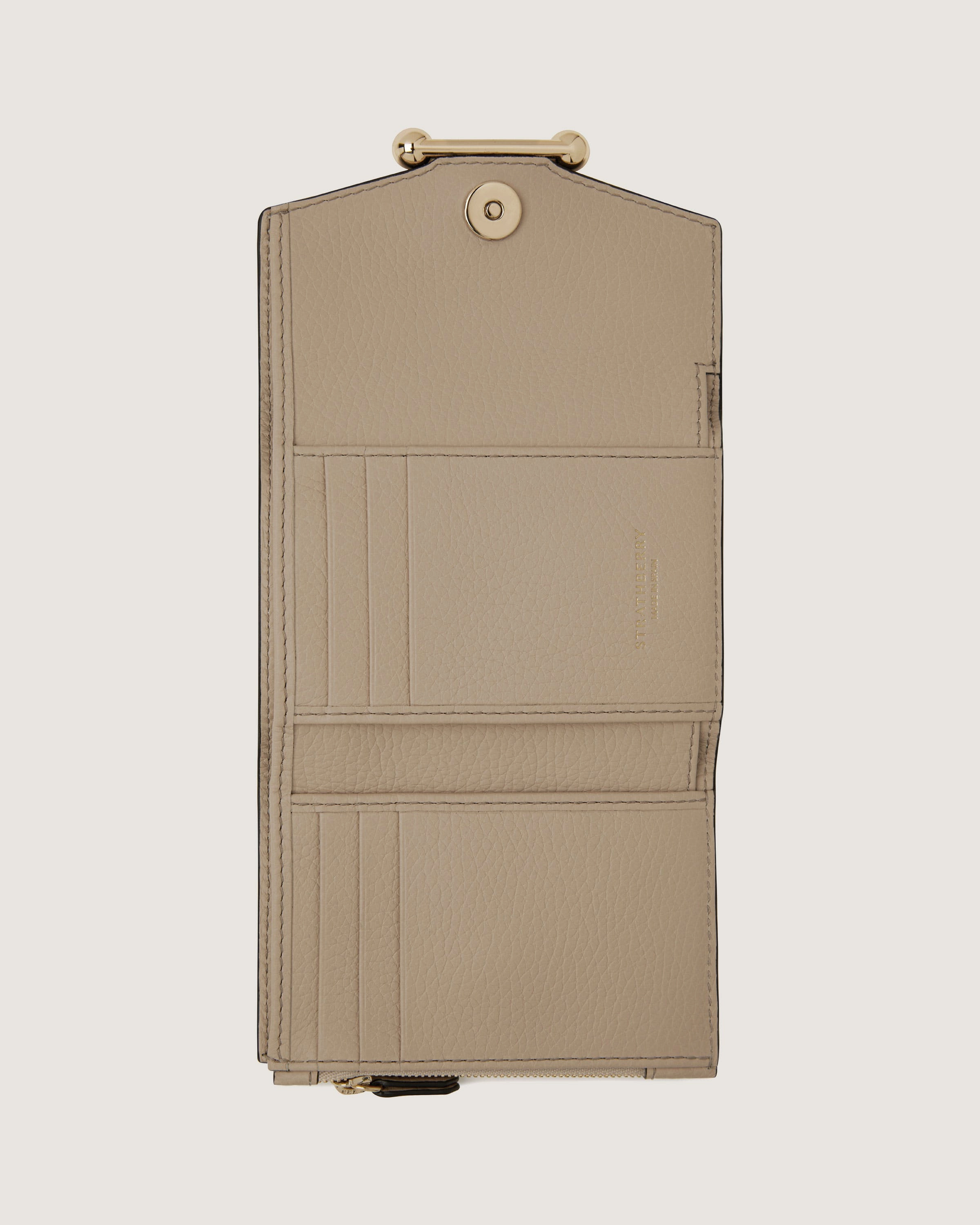 Mosaic Trifold Wallet - Oat/Mushroom