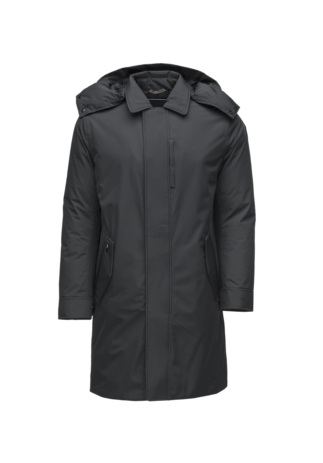 Nord Men's Tailored Trench Coat Black