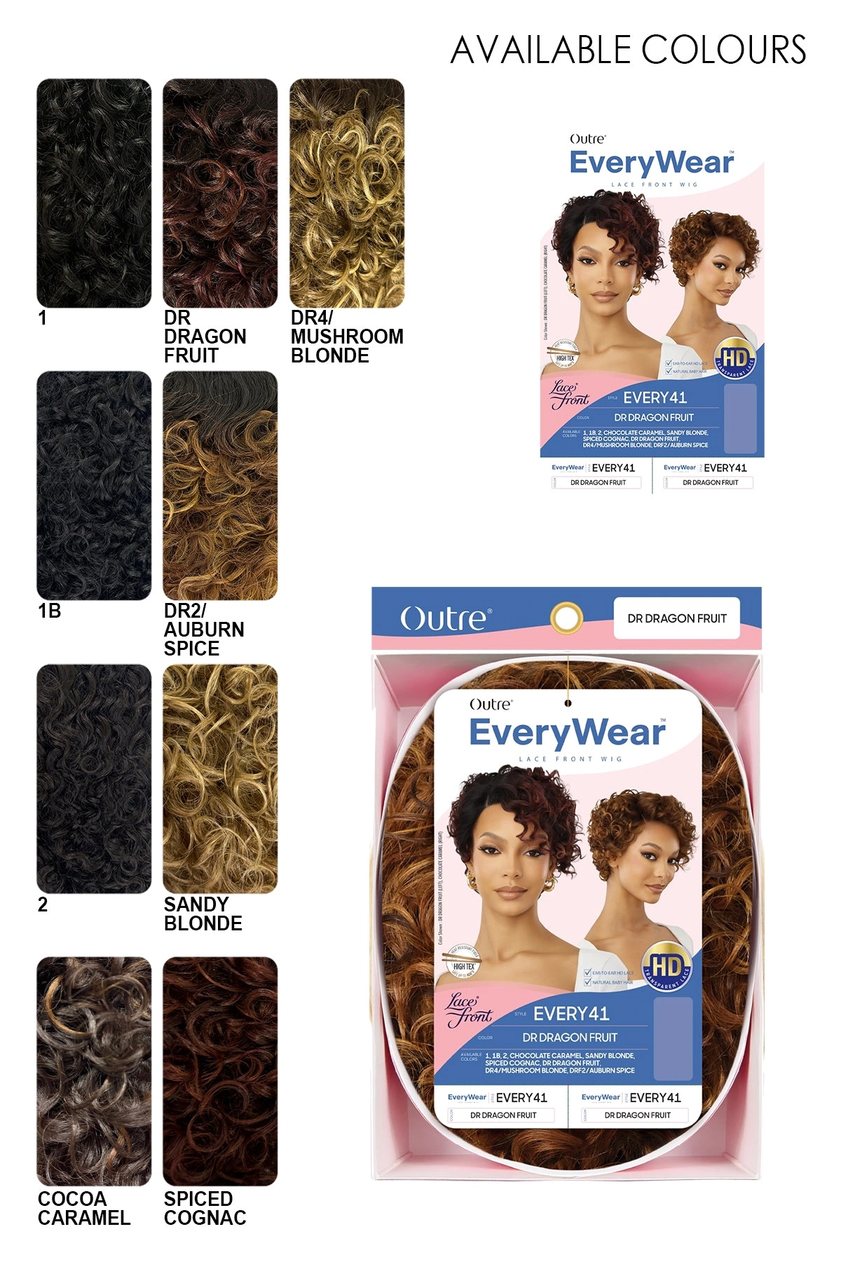 OUTRE EVERY WEARLACE FRONT WIG - EVERY 41
