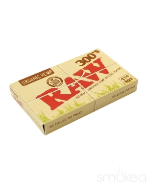 Raw 300's Organic Hemp 1 1/4 Rolling Papers
