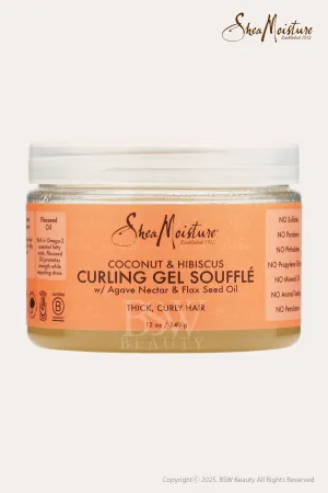 SHEA MOISTURE COCONUT & HIBISCUS CURLING GEL SOUFFLE 12oz