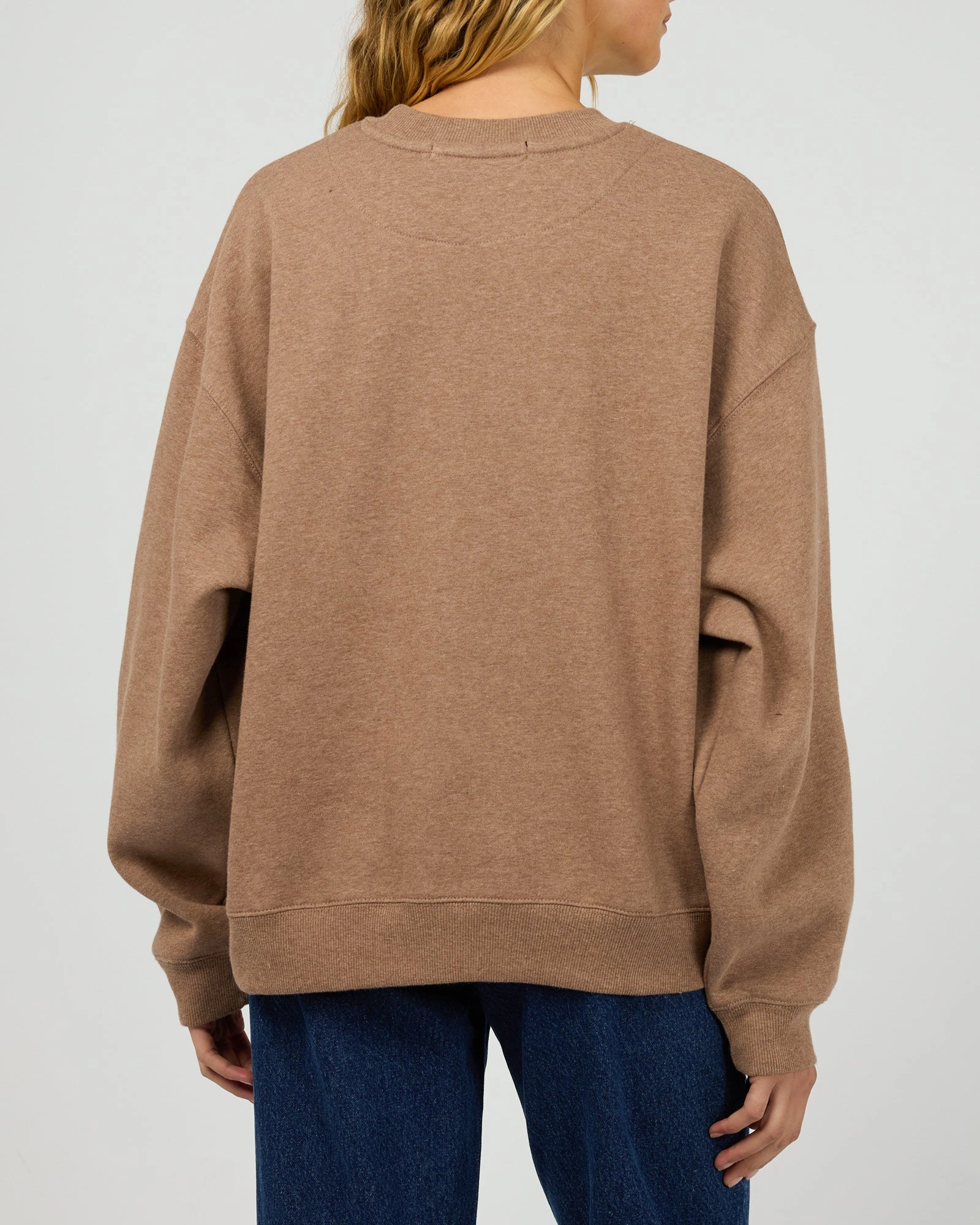 Silent Theory Logo Crew Brown