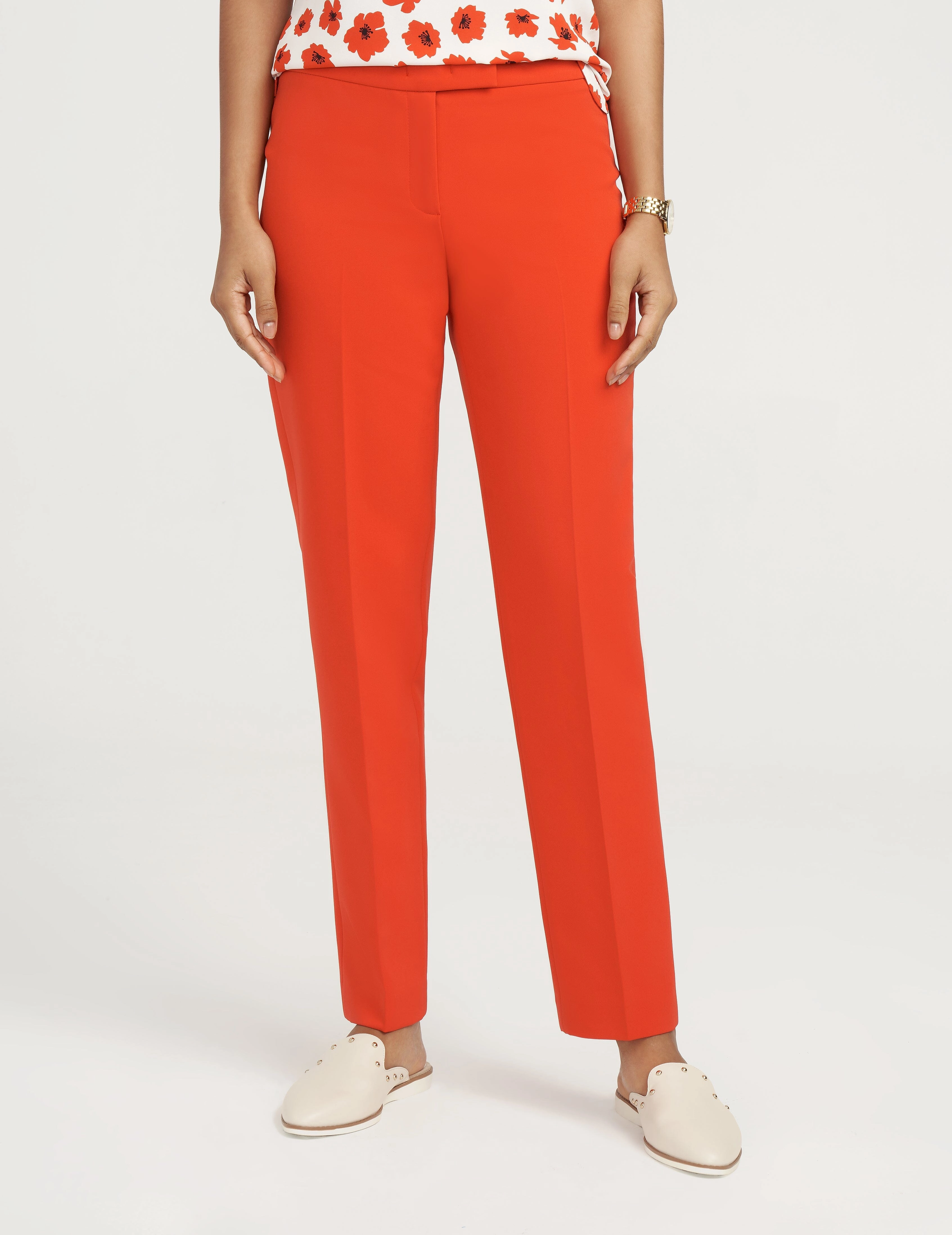 Slim Leg Cotton Bowie Pant- Sale