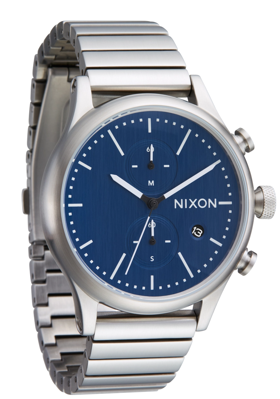 Station Chrono - Silver / Indigo