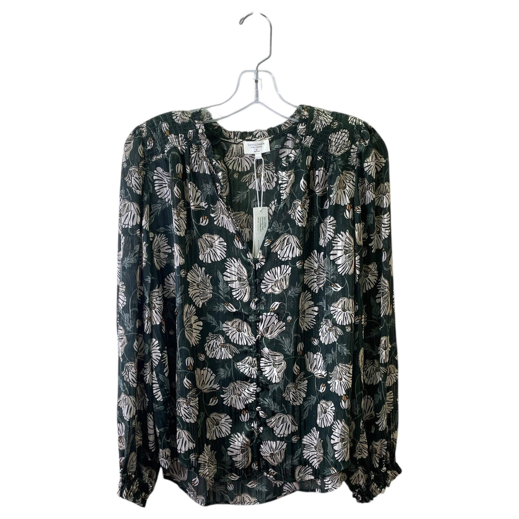 Top Ls By gentle fawn In Green, Size:M