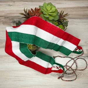 Tri-Color Mexican Belt - Viva Mexico