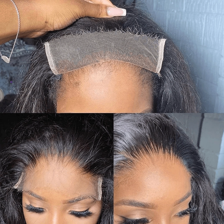 Tuneful 13X4 Undetectable HD Full Frontal Lace Human Hair Wigs Water Wave 5x5 HD Lace Closure Wigs