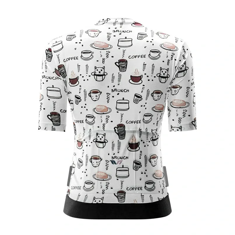 TVI ROCKBROS  Elements Print Female Cycling Top Short-Sleeved Jersey