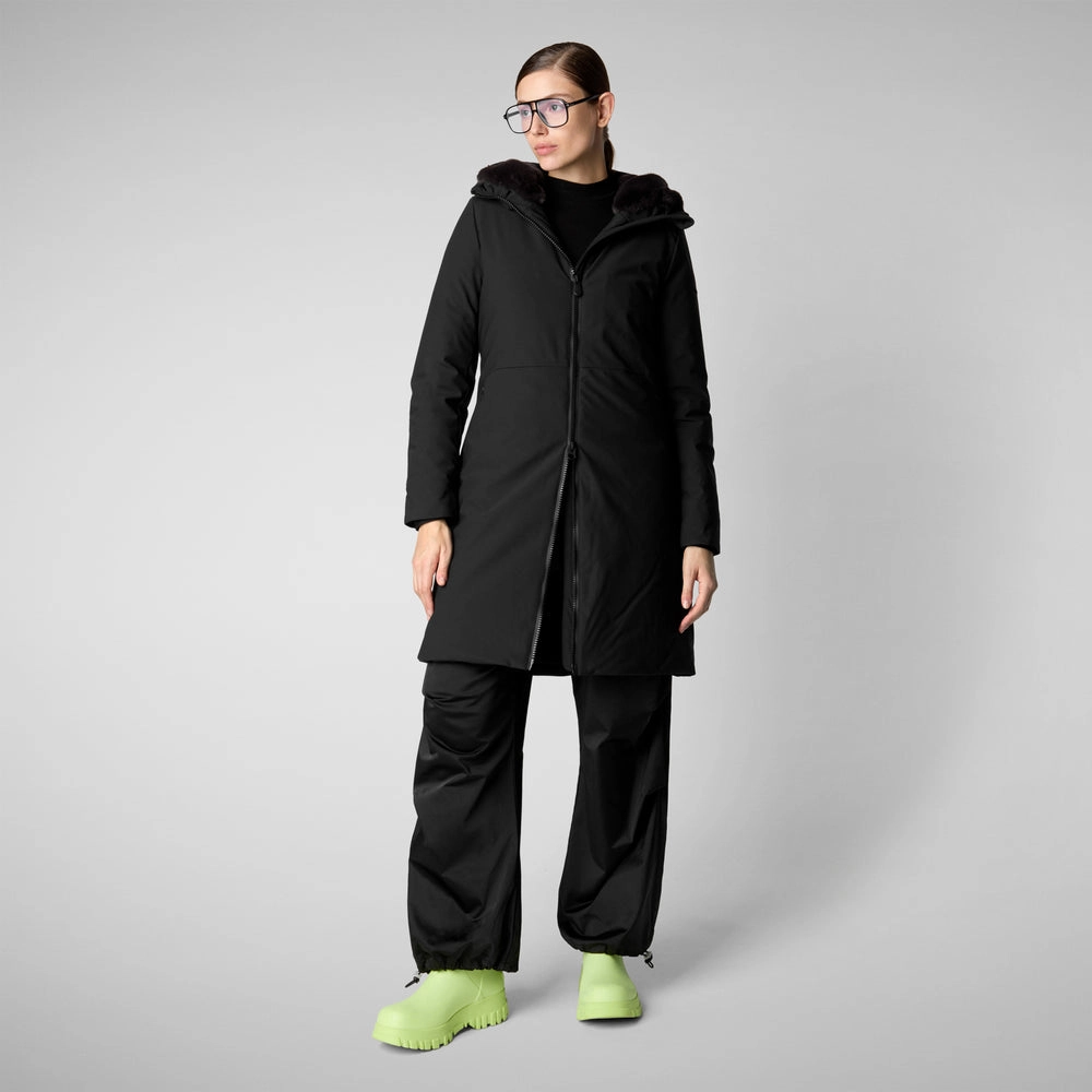 Woman's coat junia in Black