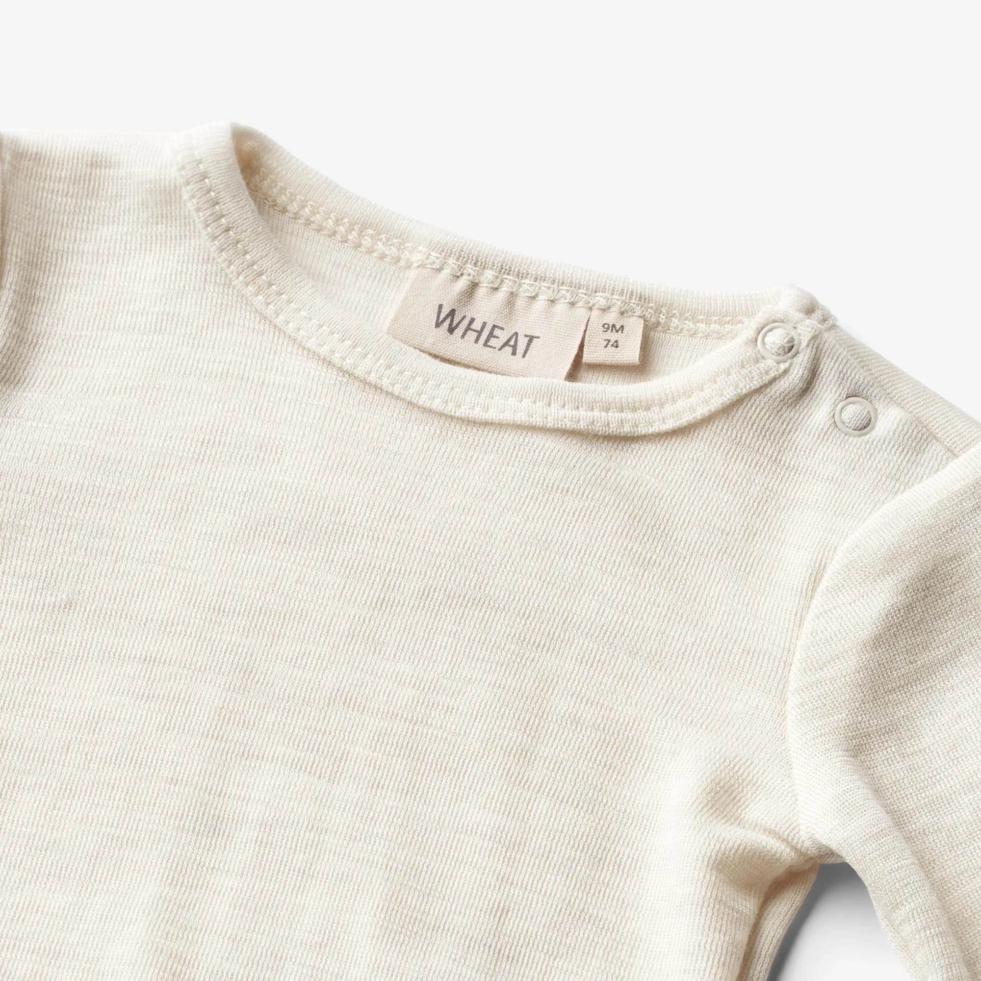 Wool Body L/S Lucca - eggshell melange